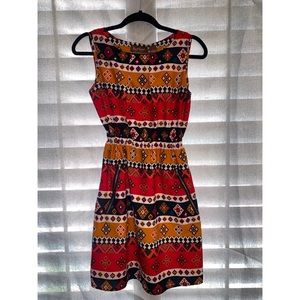 Women’s Tribal Print Dress Size Small